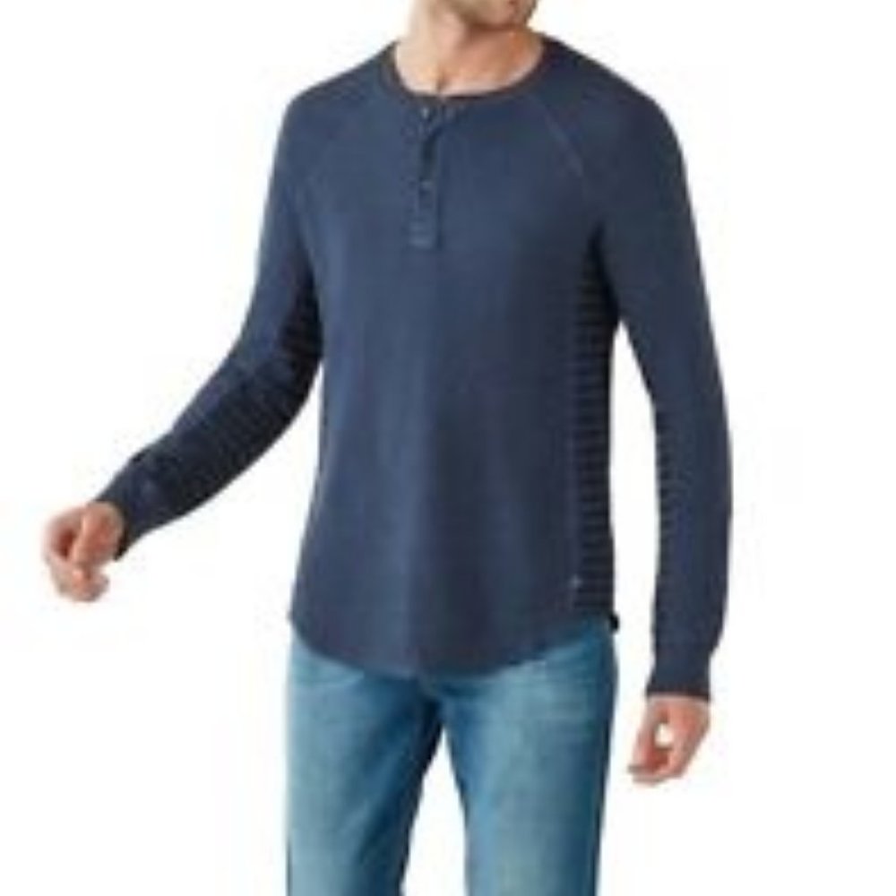 NWOT Mills Supply Salt Point Henley Shirt Sz Med